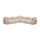 Kaia Modular Sofa Fawn 5 Seat Corner