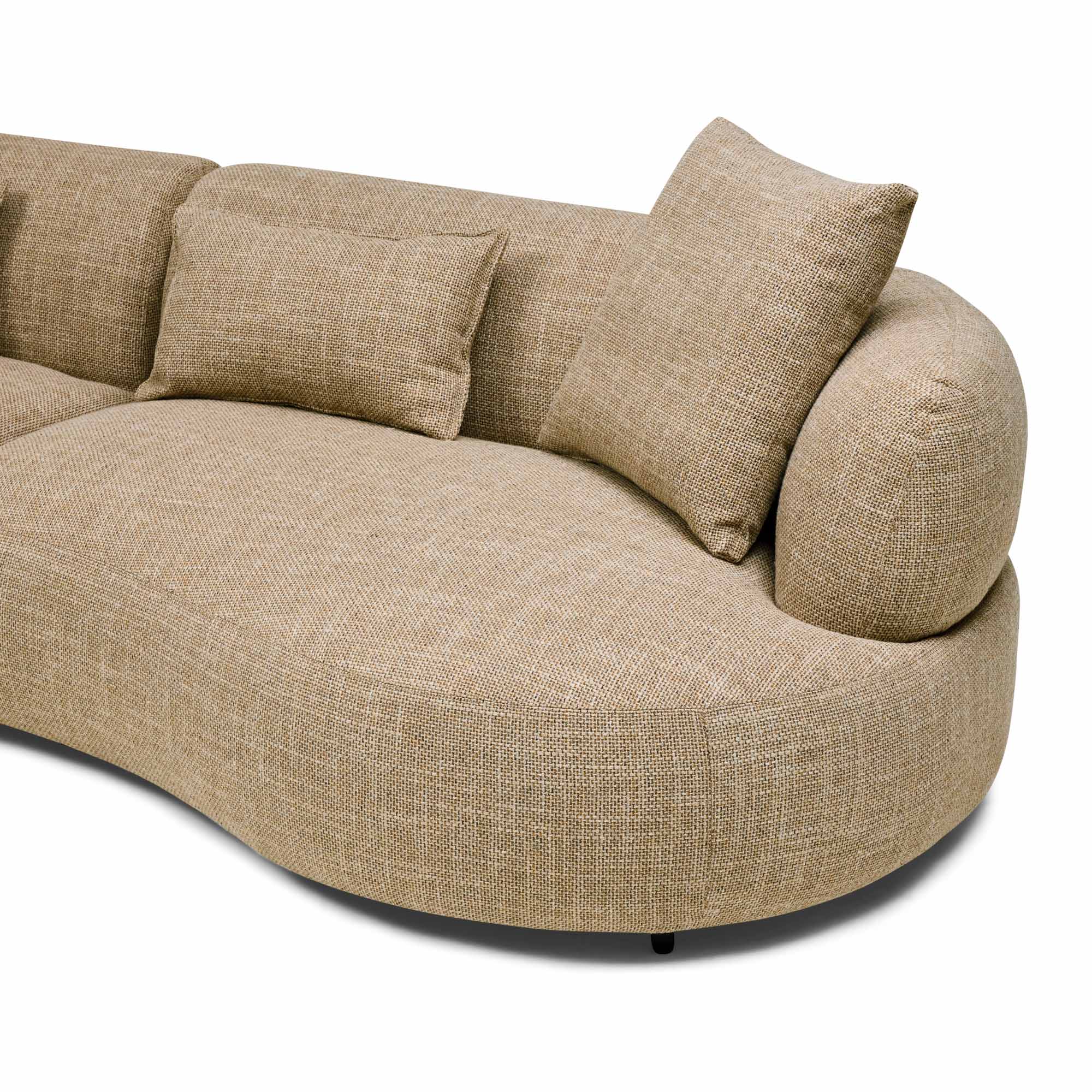 Beni Sectional Sofa Claystone Left Chaise