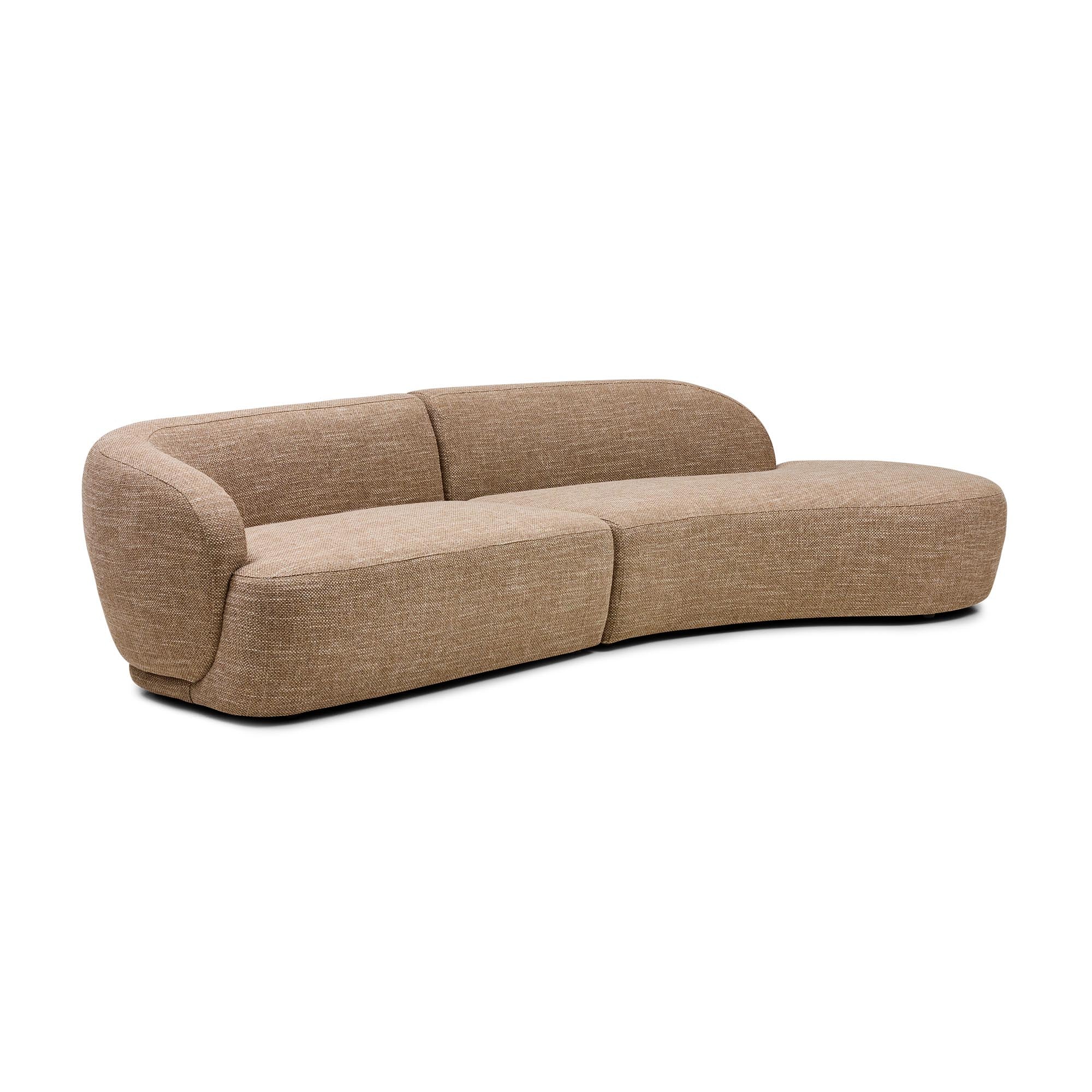 Lune Modular Sofa Right Woodsmoke