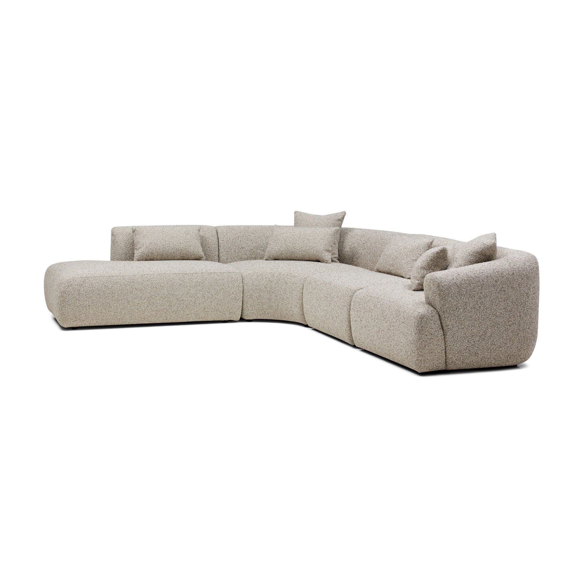 Harris Modular Sofa Moonstone 4 Seat Left Chaise