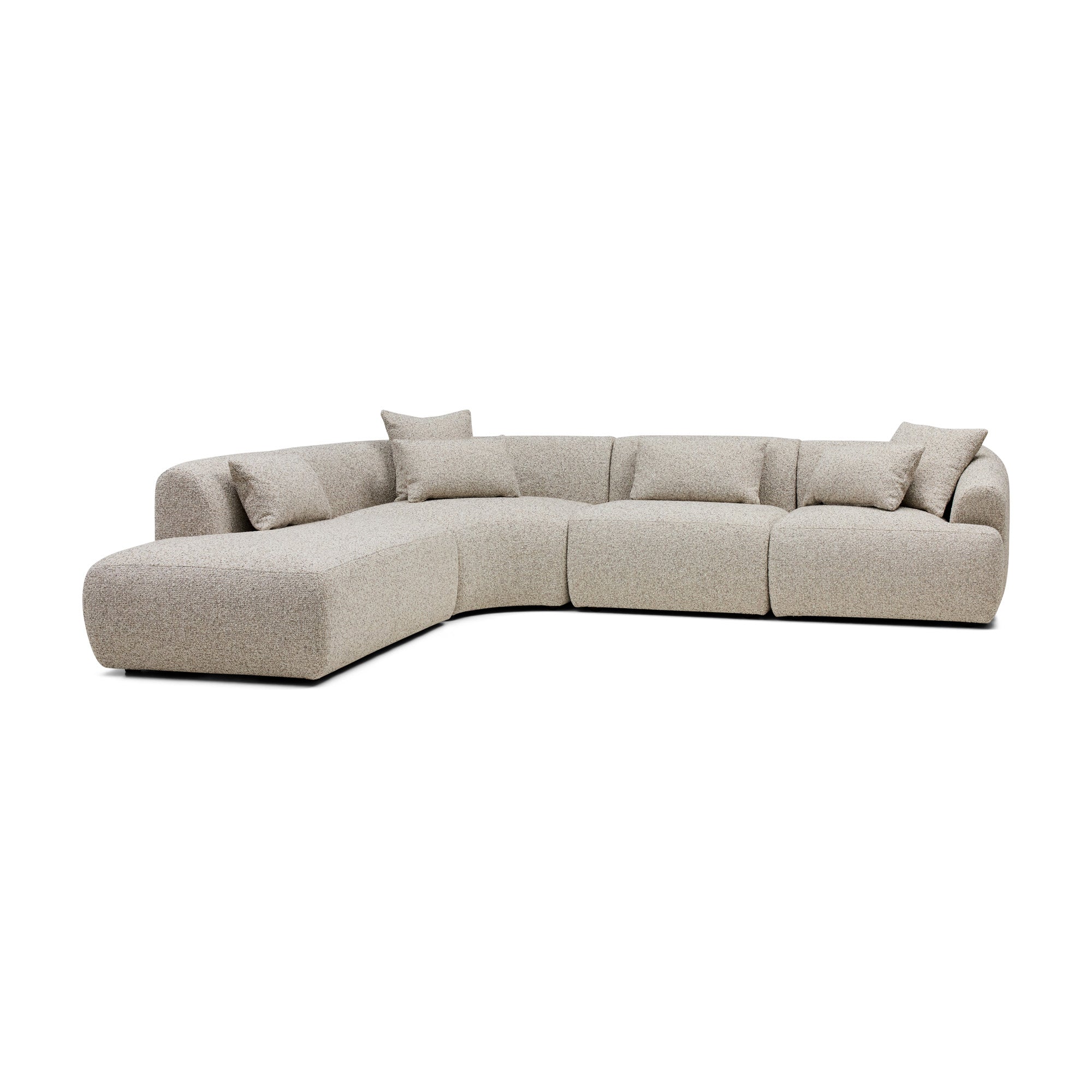 Harris Modular Sofa Moonstone 4 Seat Left Chaise