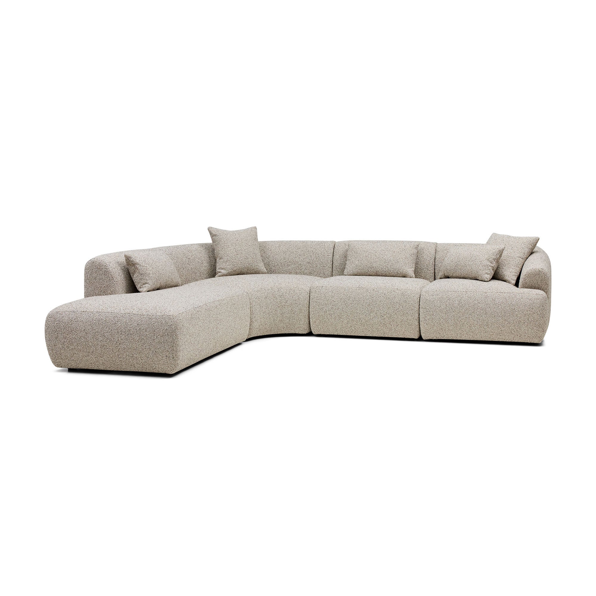 Harris Modular Sofa Moonstone 4 Seat Left Chaise