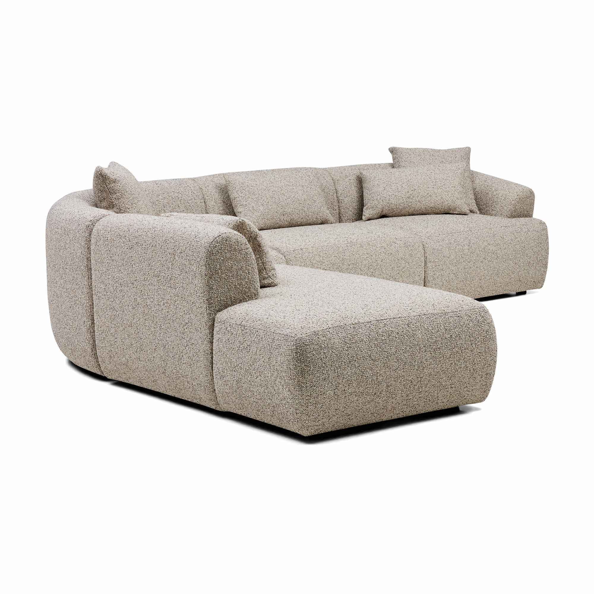 Harris Modular Sofa Moonstone 4 Seat Left Chaise