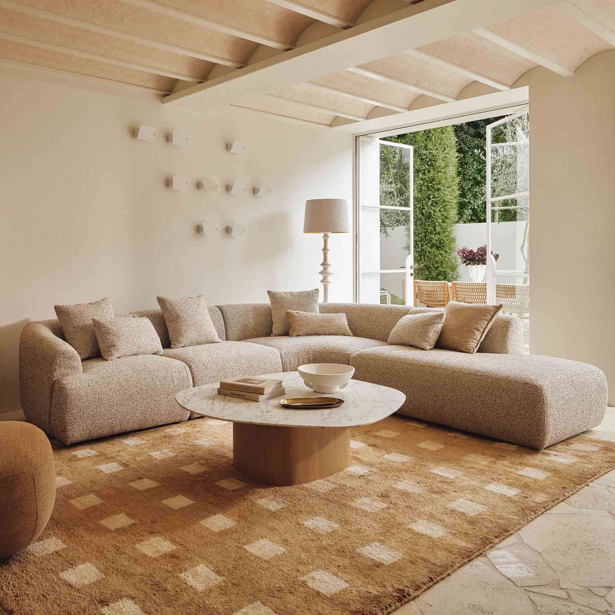 Harris Modular Sofa Moonstone 4 Seat Right Chaise