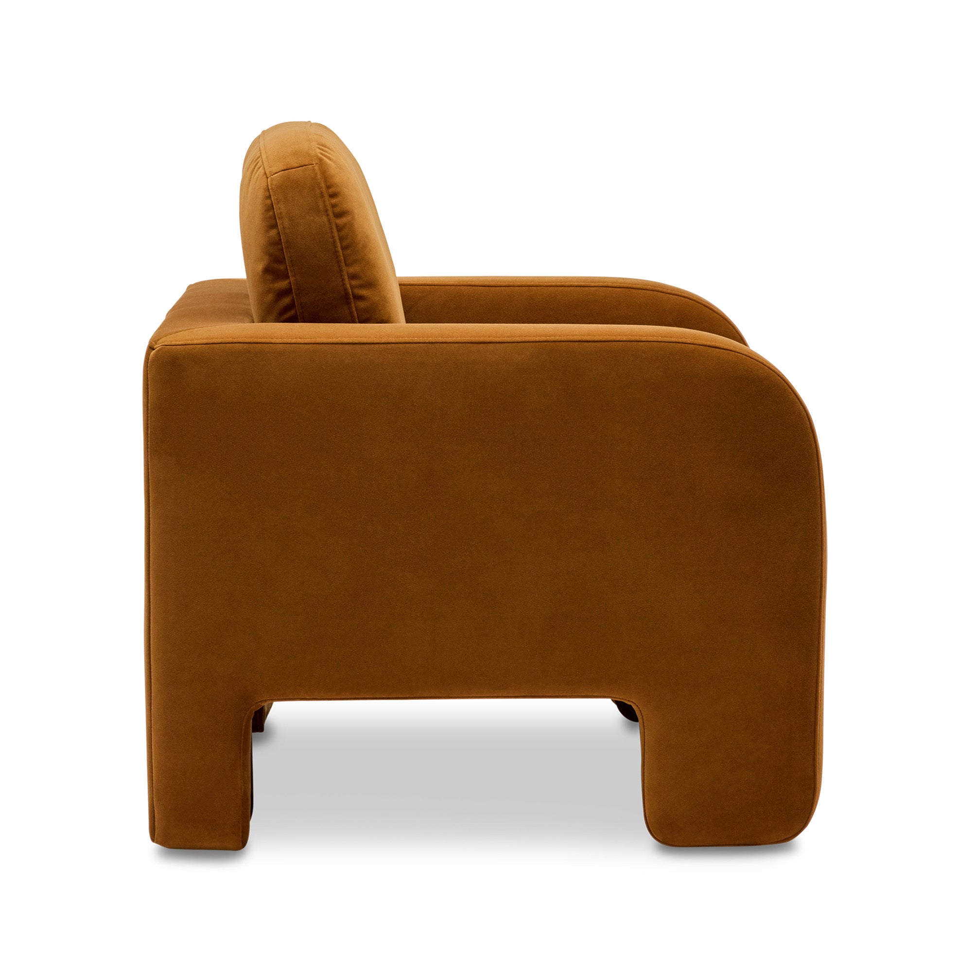 Adele Chair Chestnut Velvet