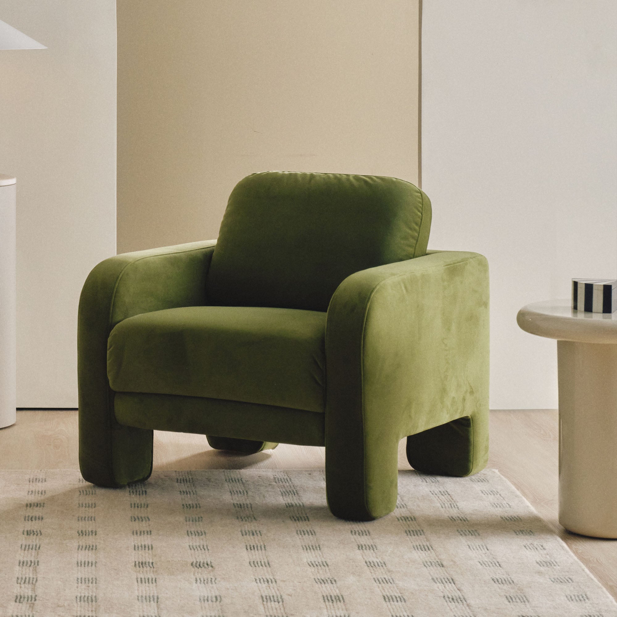 Adele Chair Olive Velvet