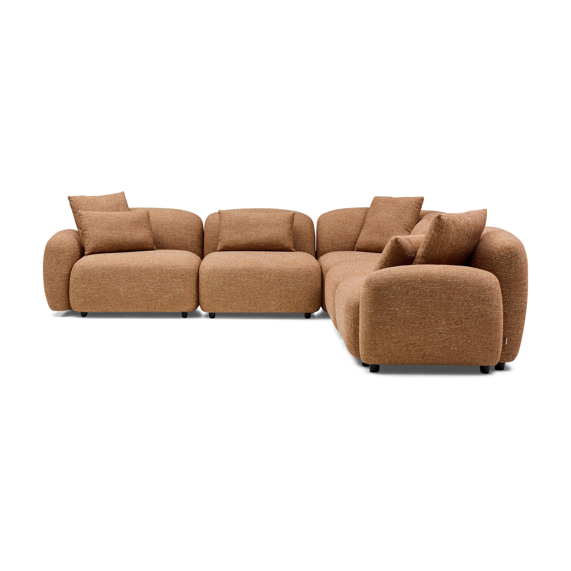 Kaia Modular Sofa Hazelnut 5 Seat Corner