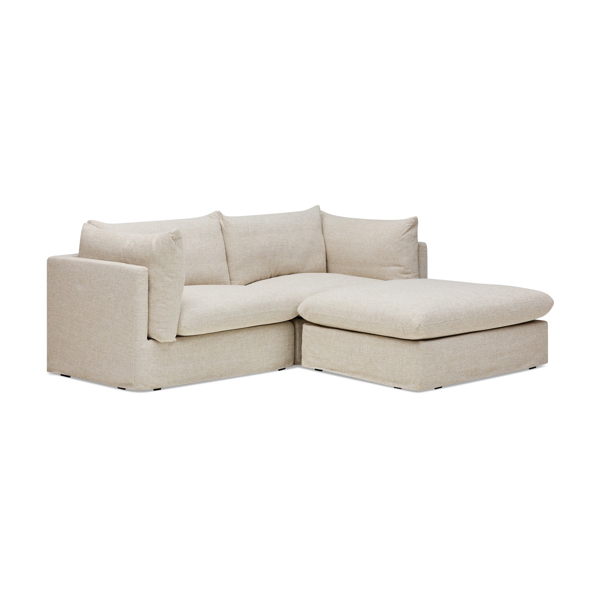 Mia Modular Sofa Dune 2 Seat with Ottoman