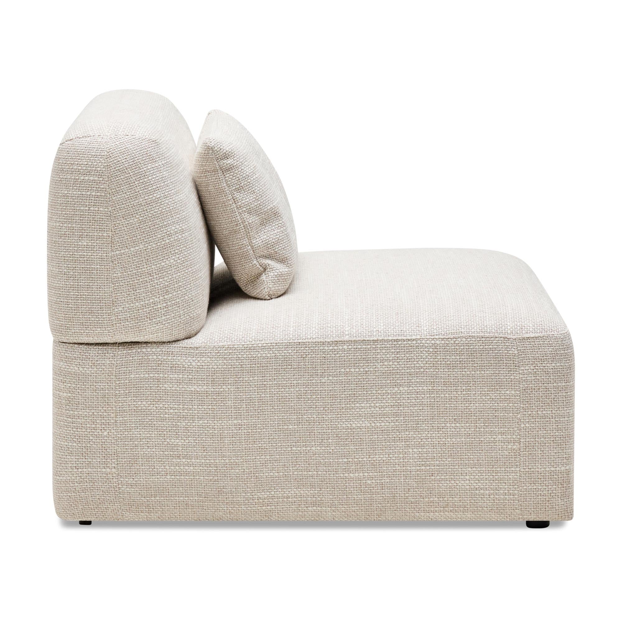 Paige Modular Sofa Chair Oyster Weave