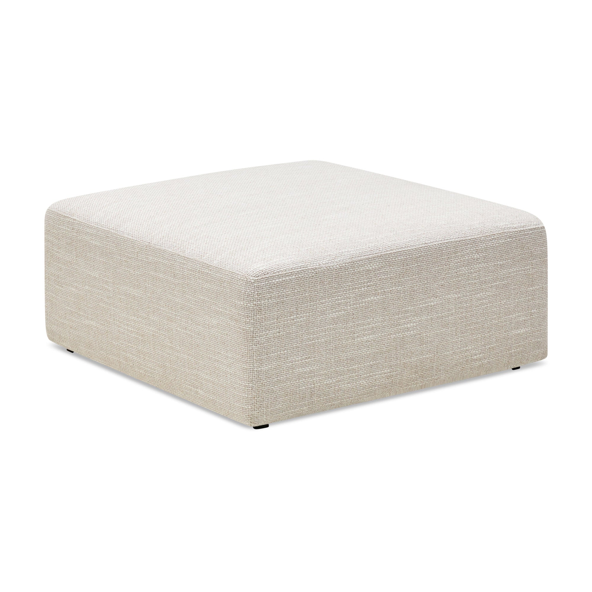 Paige Modular Ottoman Oyster Weave