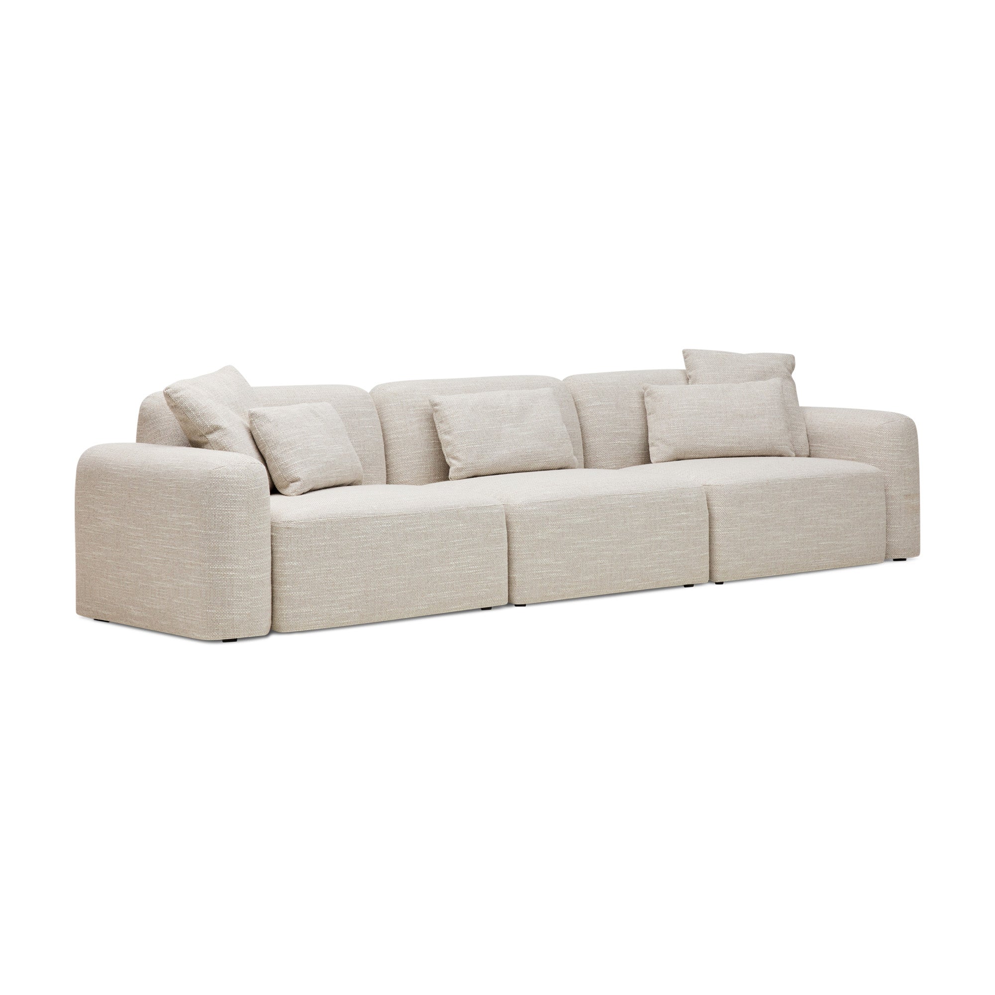 Paige Modular Sofa Oyster Weave 3 Seat