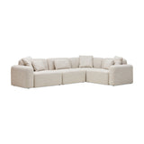 Paige Modular Sofa Oyster Weave 4 Seat Corner