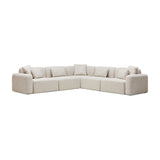 Paige Modular Sofa Oyster Weave 5 Seat Corner