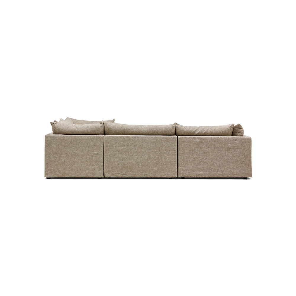Mia Modular Sofa Husk 5 Seat Corner