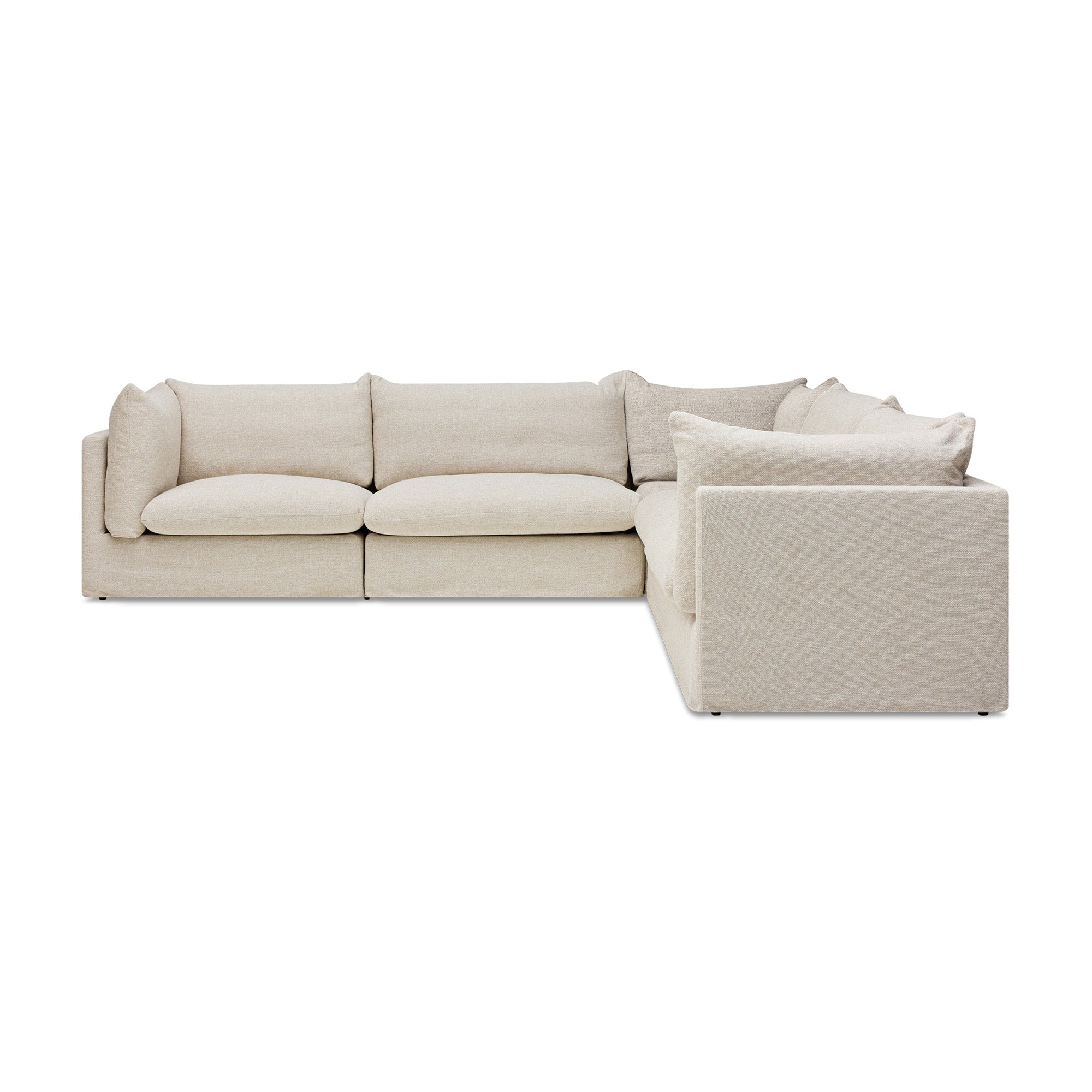 Mia Modular Sofa Dune 5 Seat Corner