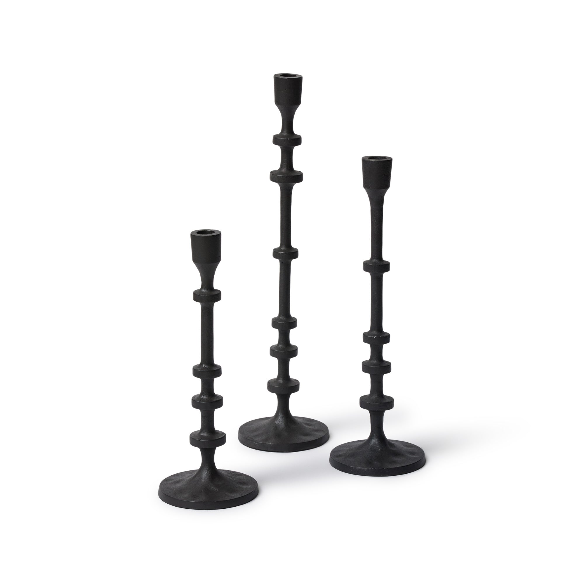 Watson Candleholder Black Medium