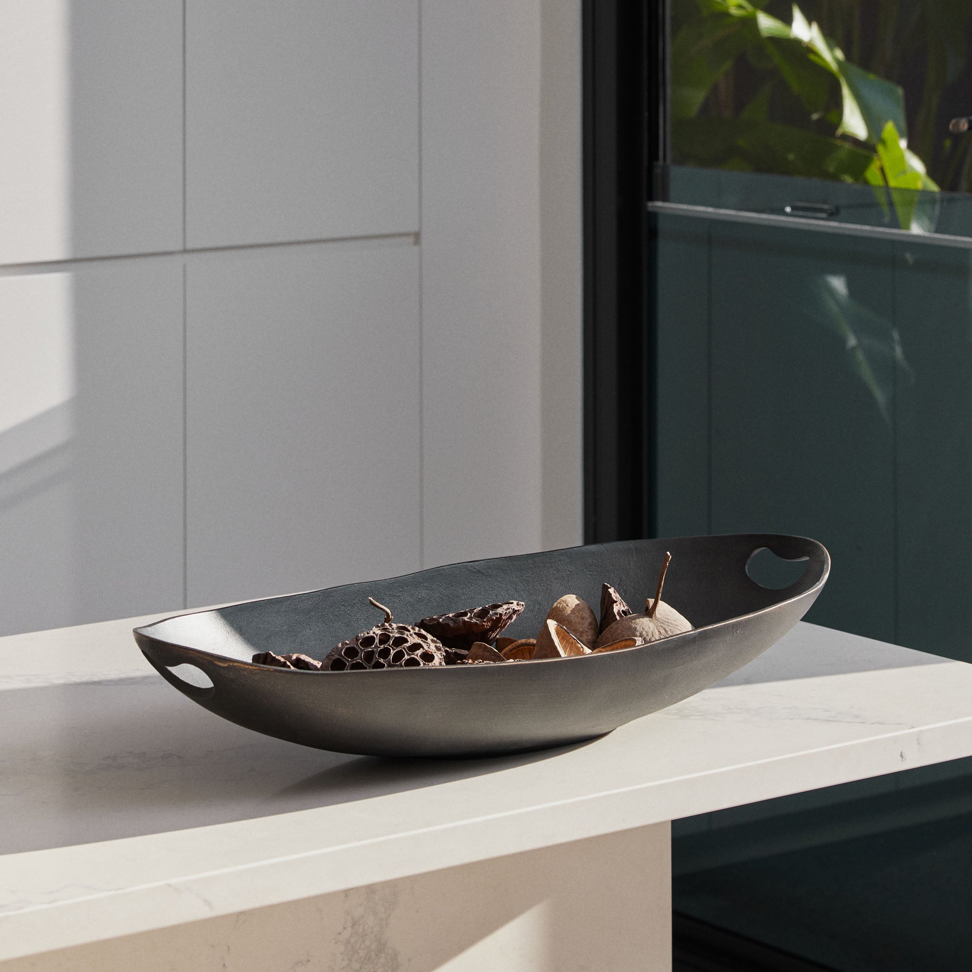 Noir Oval Bowl