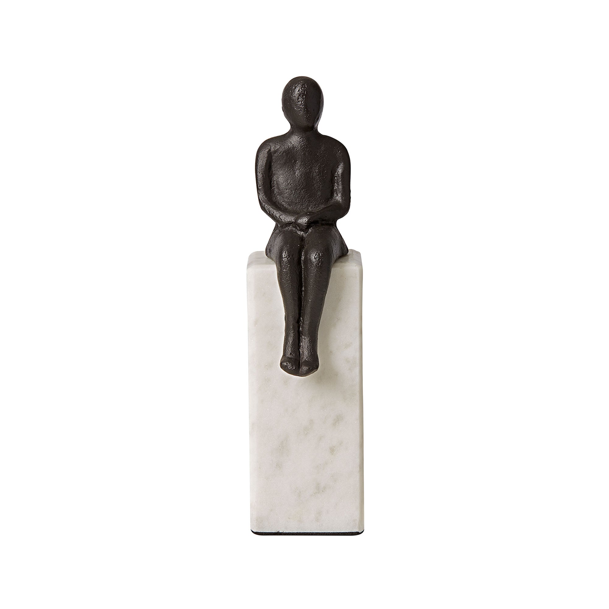 Banswara Sitting Man Bookend Bronze