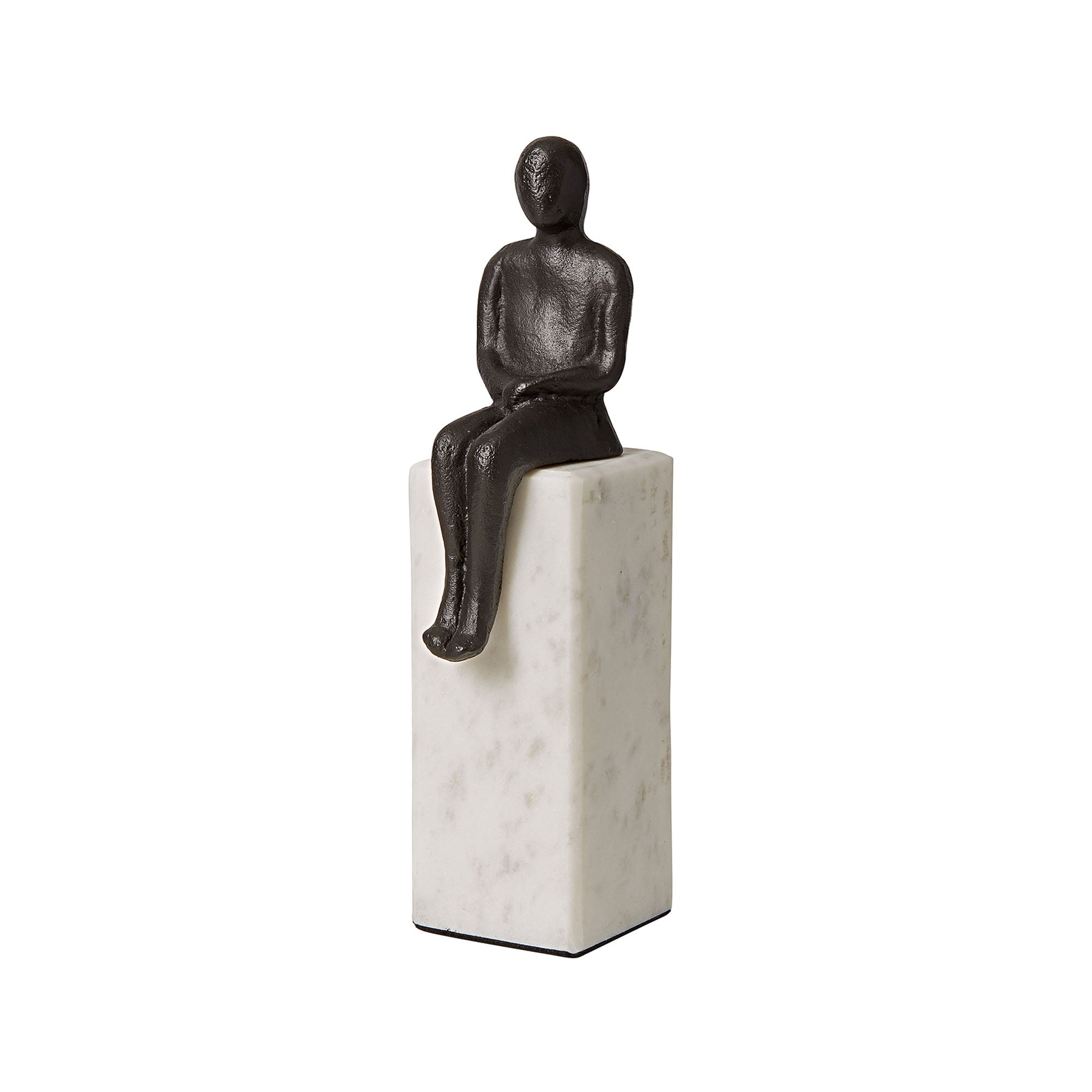 Banswara Sitting Man Bookend Bronze