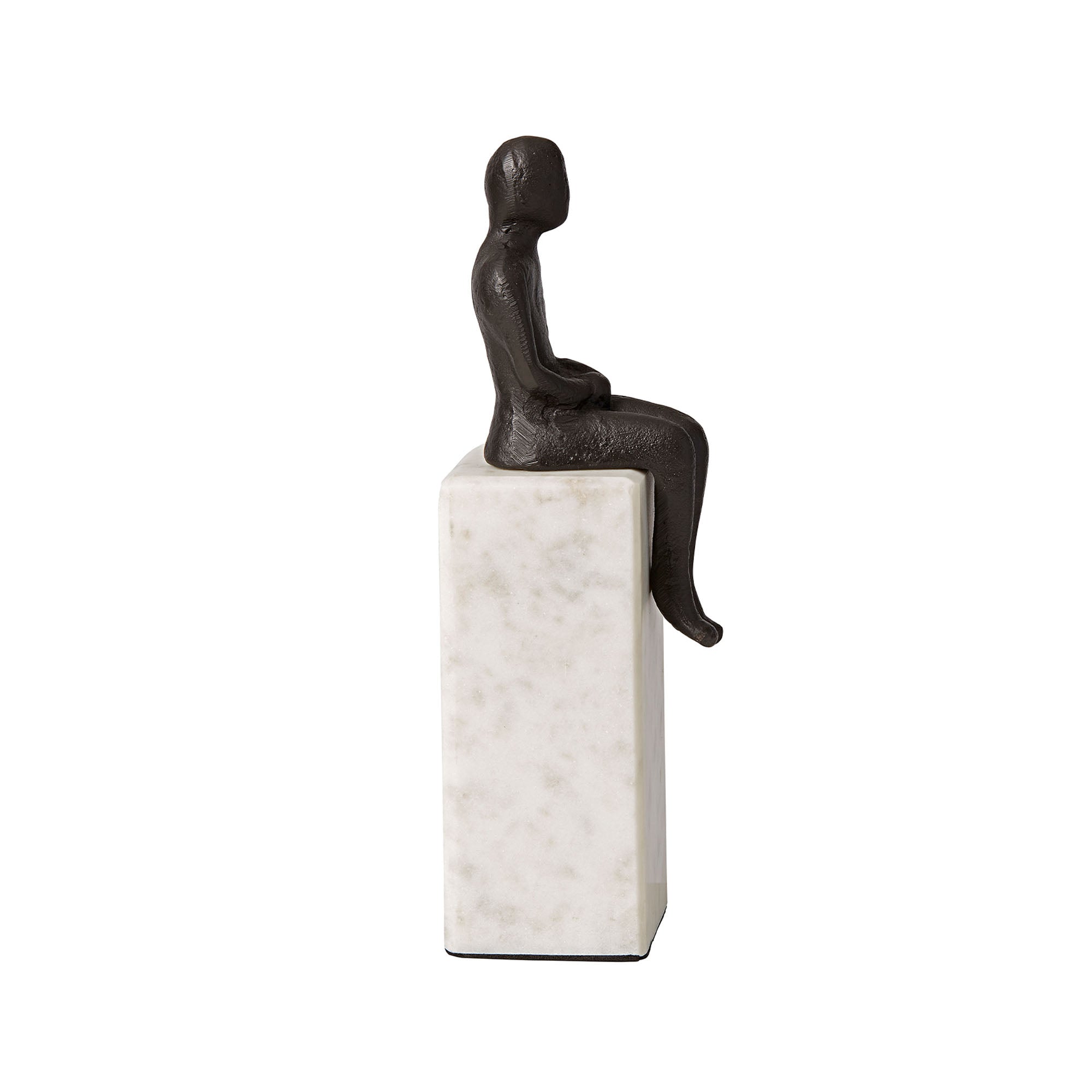 Banswara Sitting Man Bookend Bronze