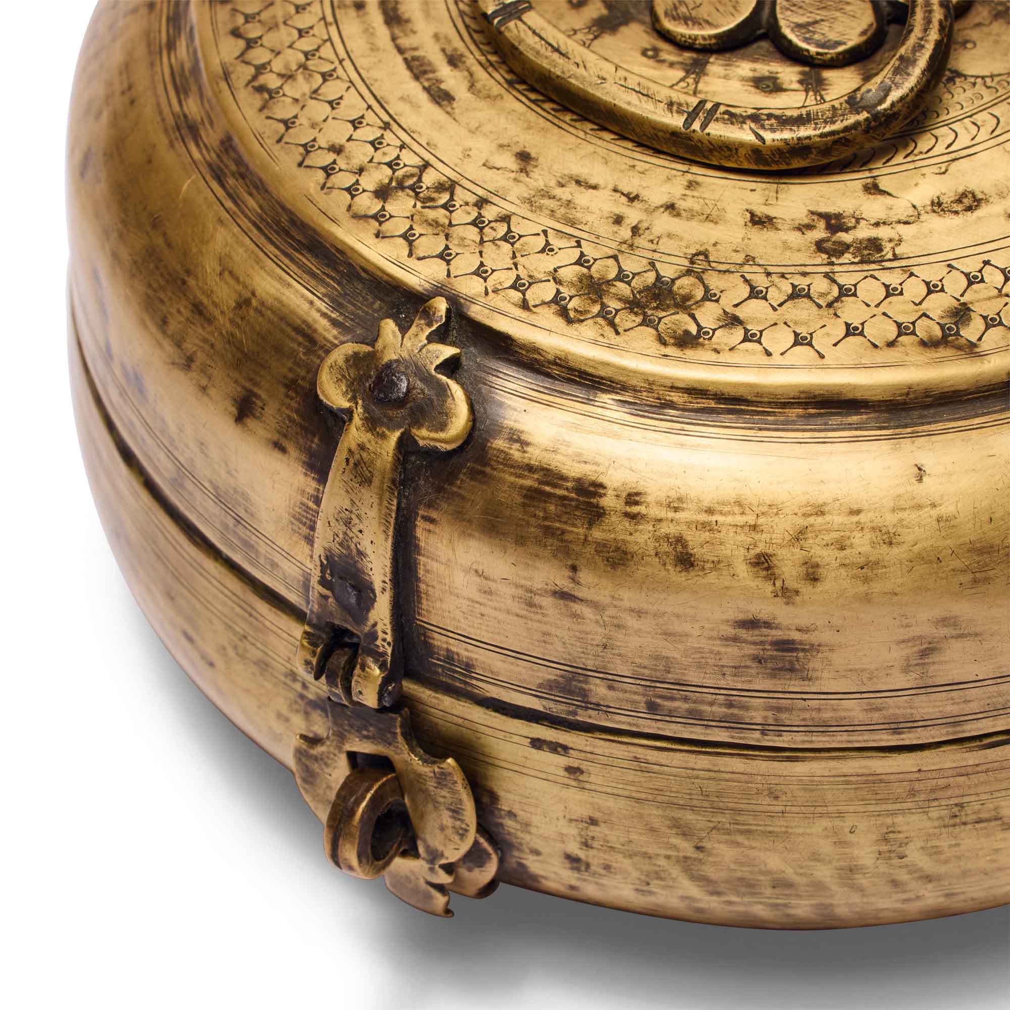 Katordan Brass Chapati Box