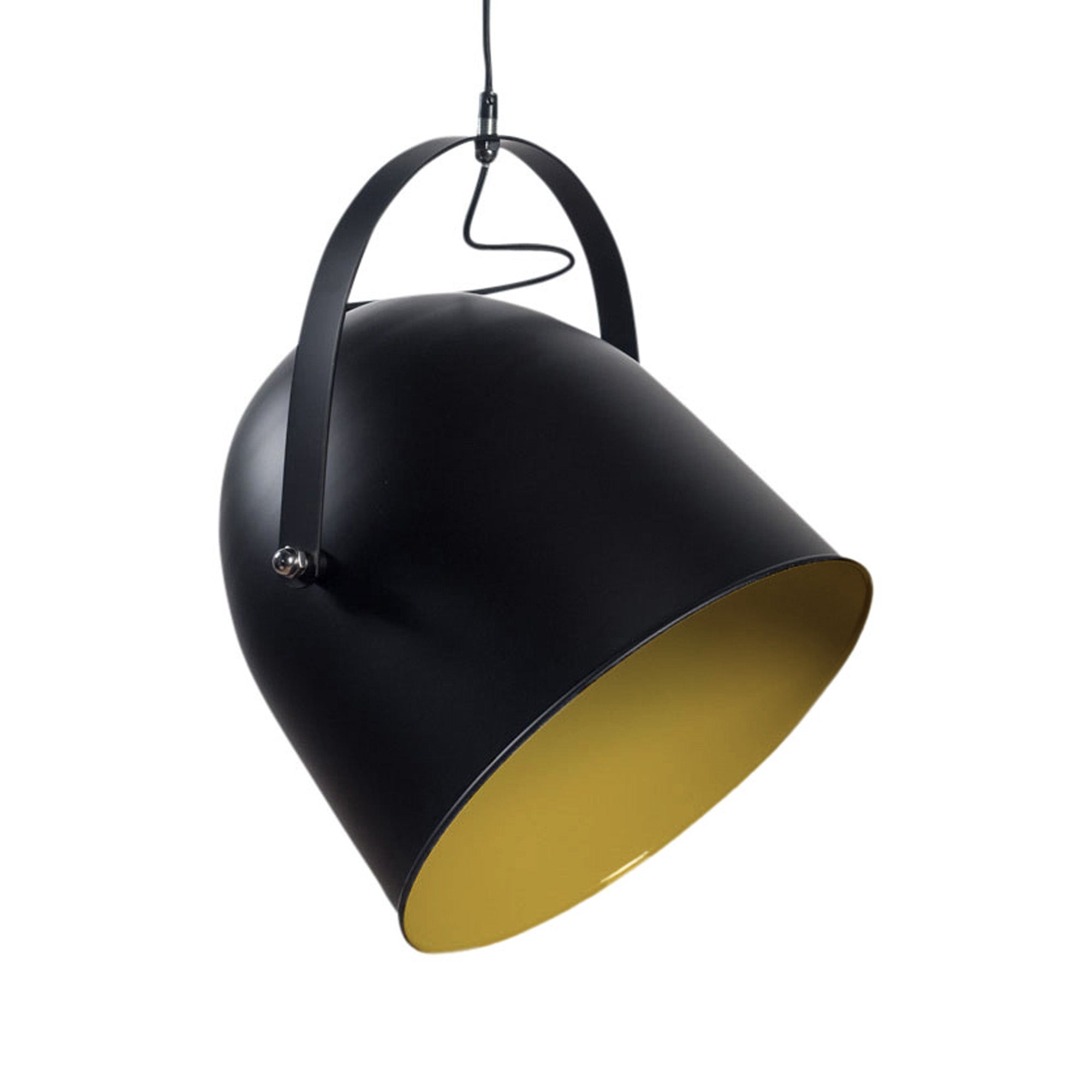 Mobilia Black & Gold Tub Pendant