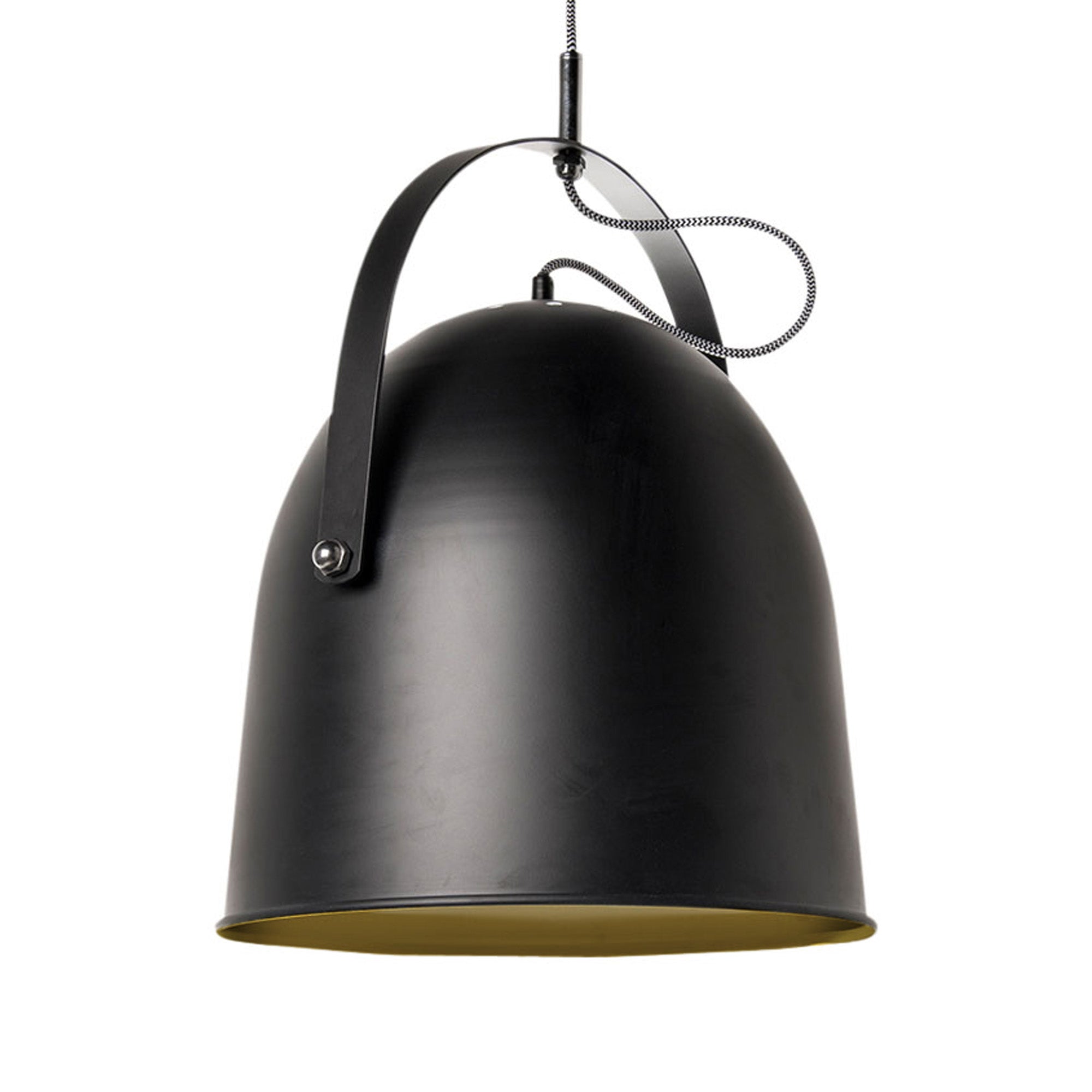 Mobilia Black & Gold Tub Pendant