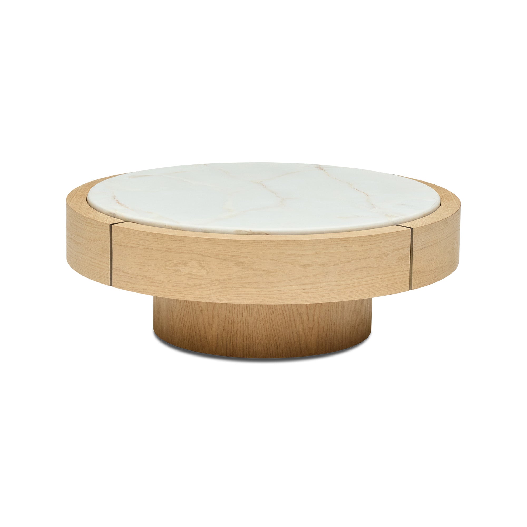 Tori Round Coffee Table Halo Natural Small
