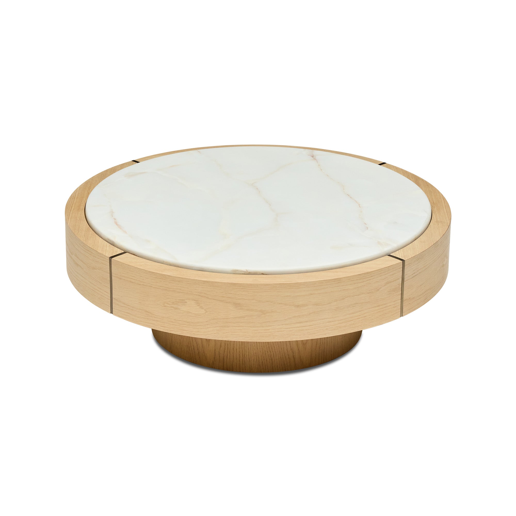 Tori Round Coffee Table Halo Natural Small
