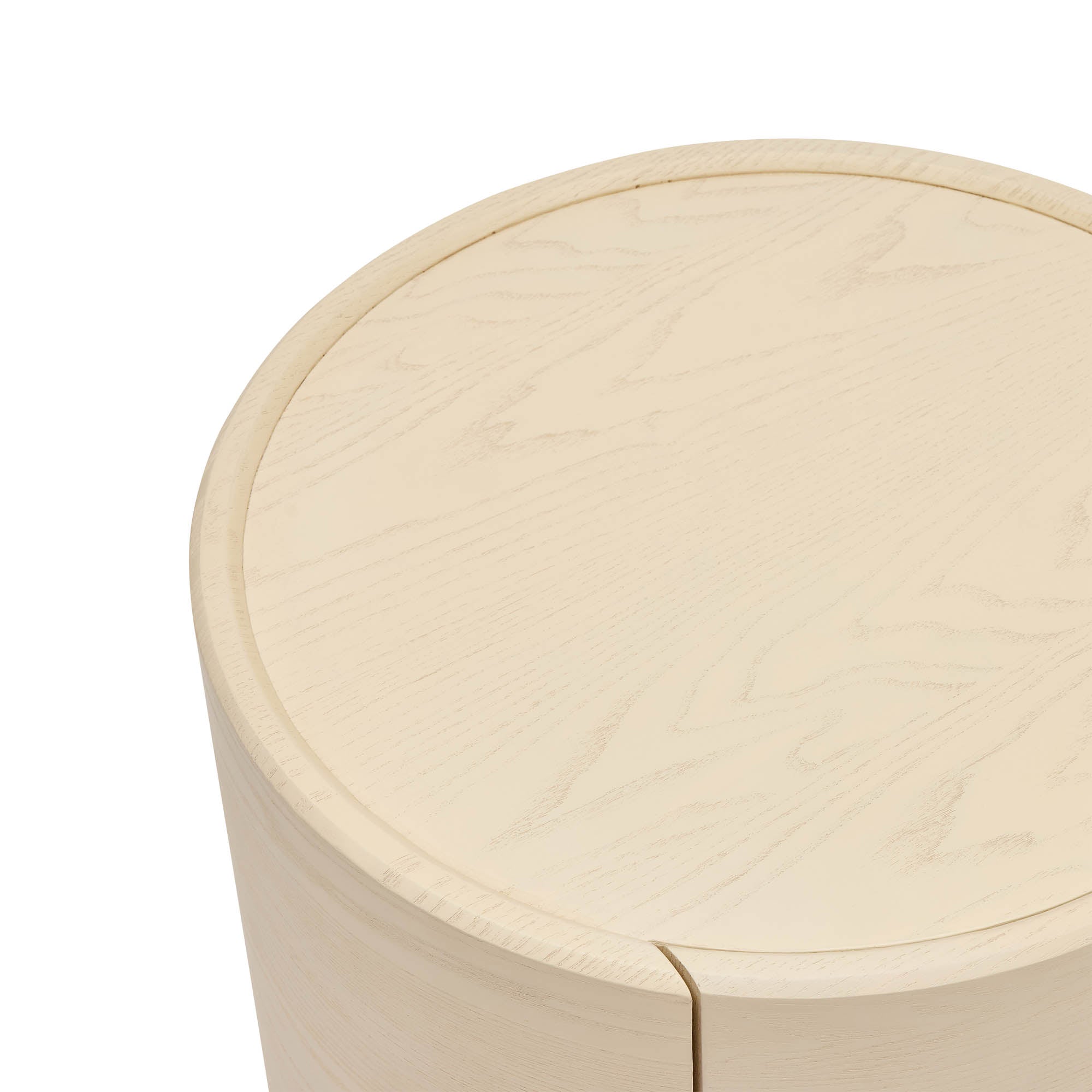 Rivo Round Bedside Parchment