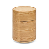 Rivo Round Bedside Natural Ash
