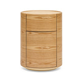 Rivo Round Bedside Natural Ash