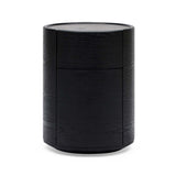 Rivo Round Bedside Black Ash