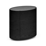 Veda Oval Bedside Black Ash