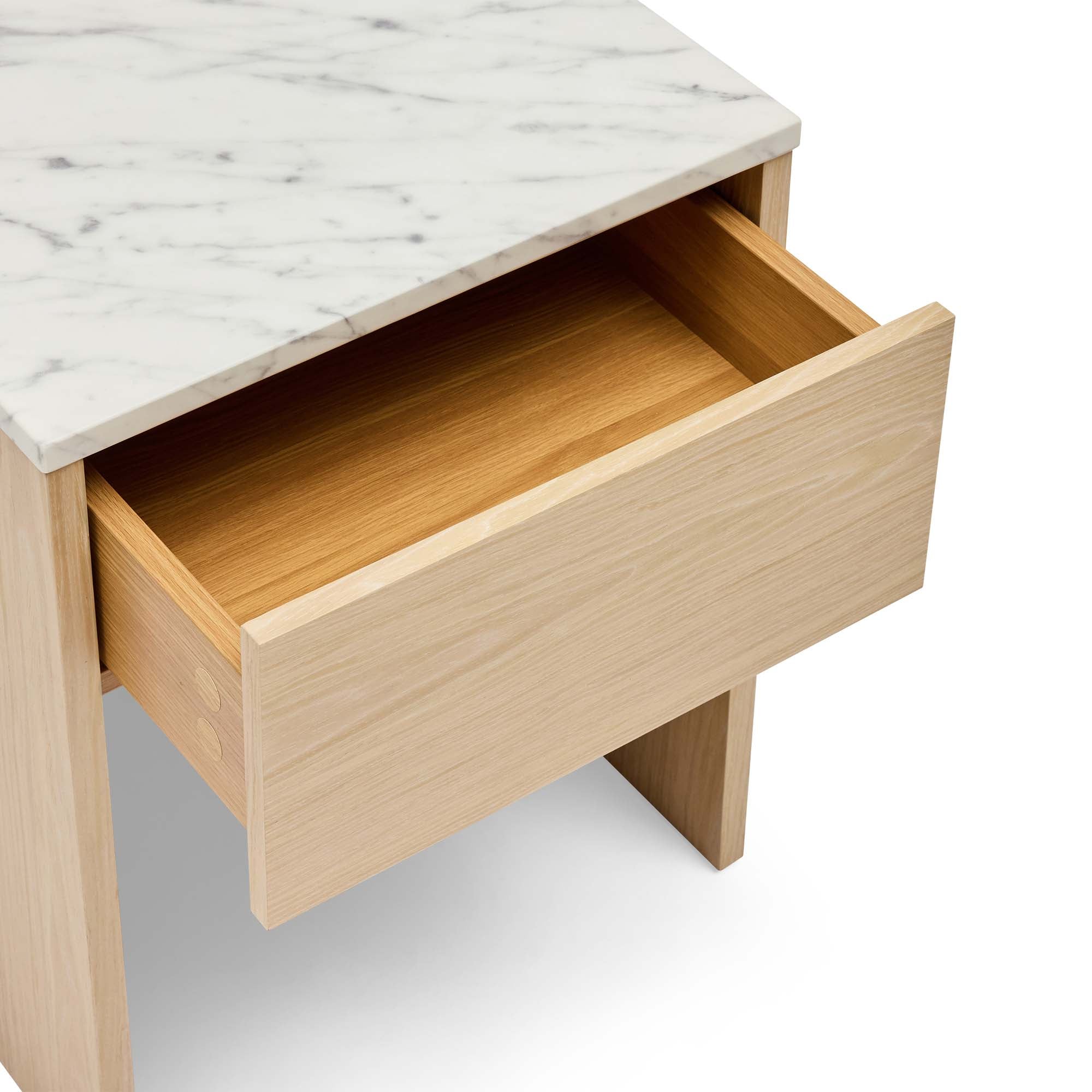 Lola Bedside Blonde Carrara Marble
