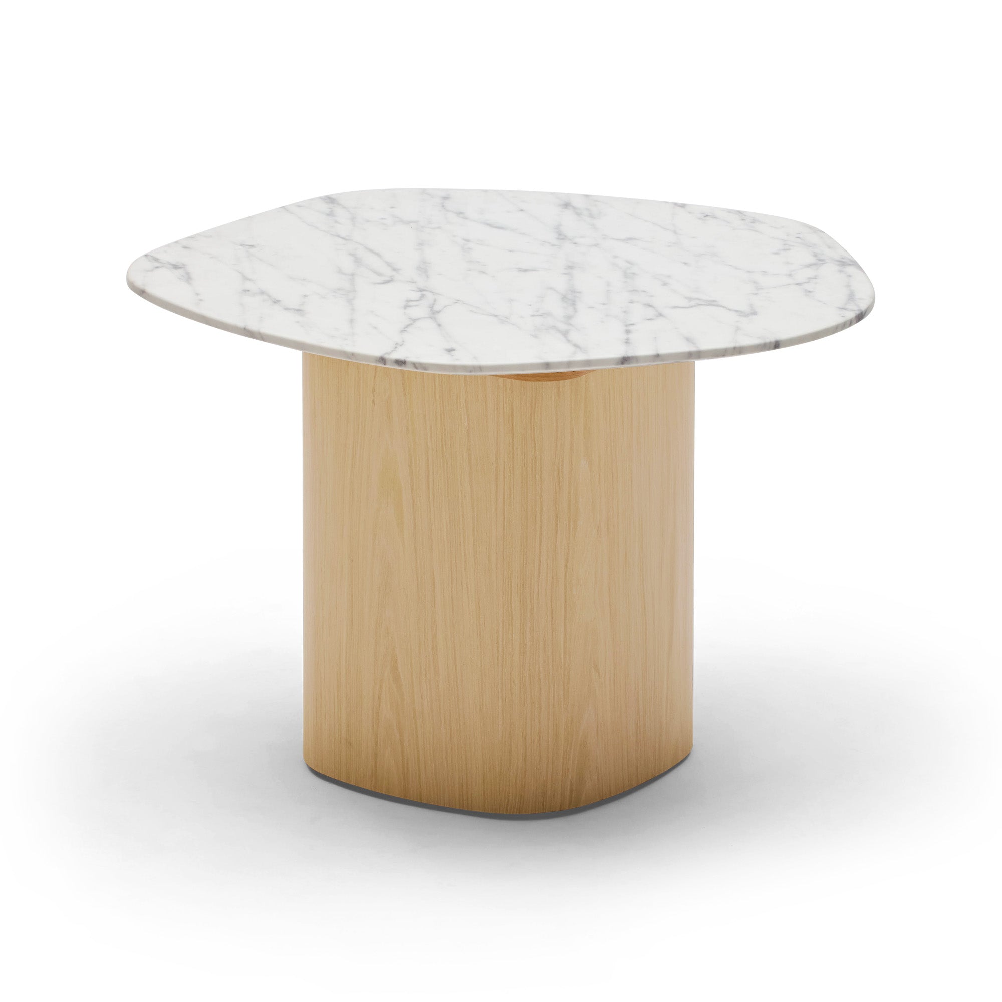 Lola Side Table Blonde Carrara Marble
