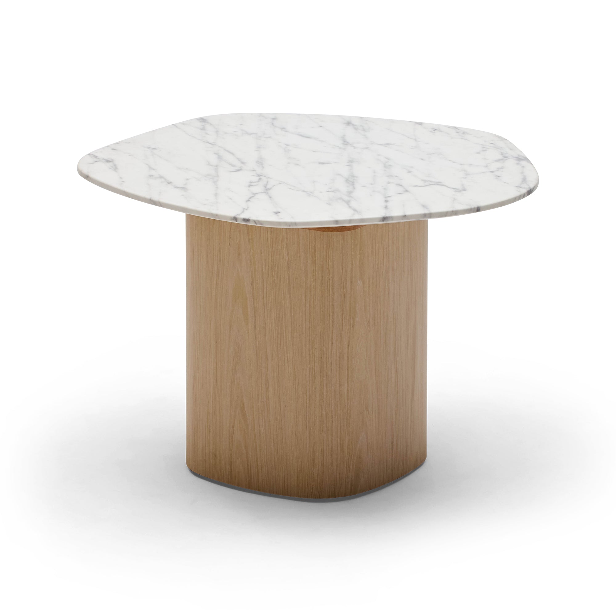 Lola Side Table Blonde Carrara Marble