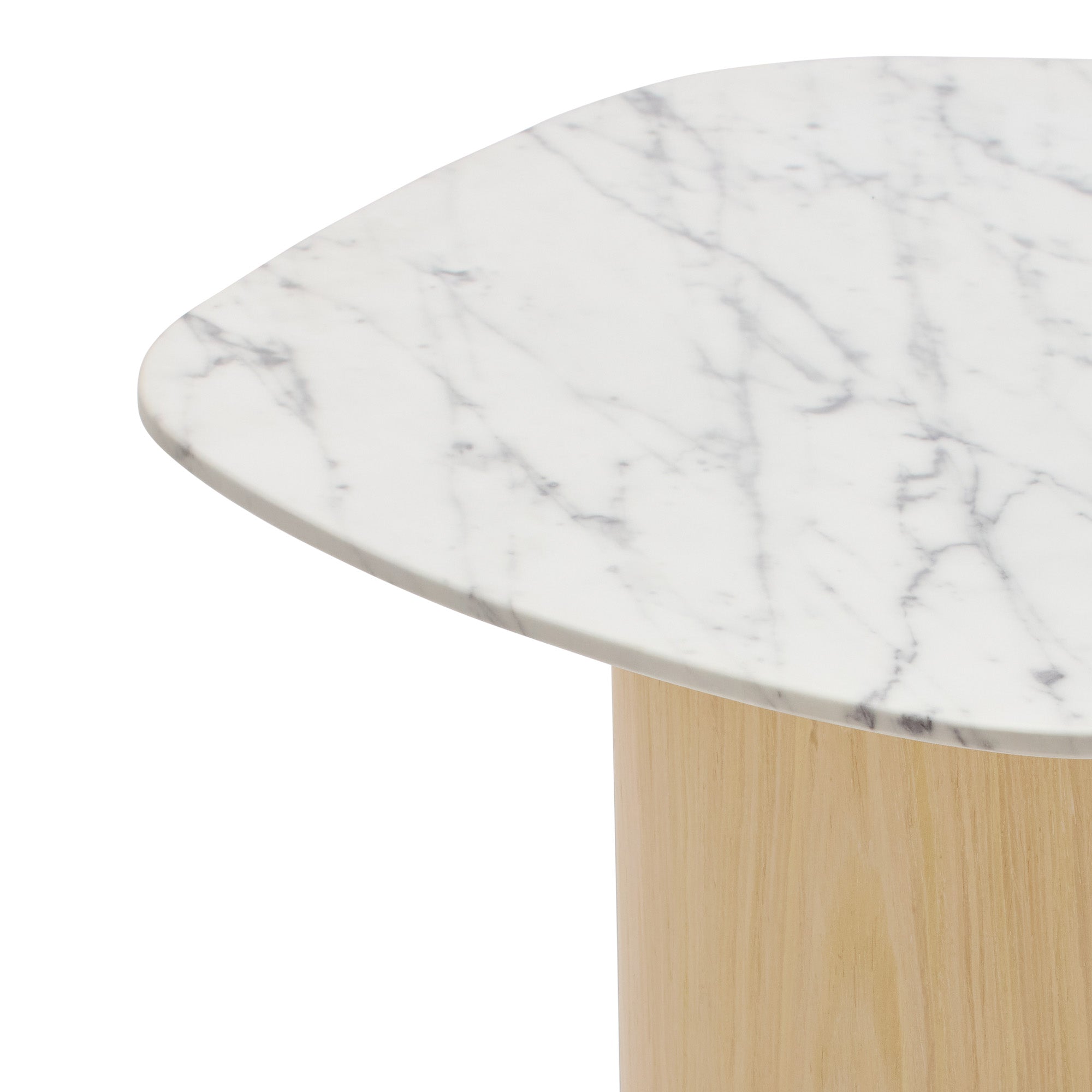 Lola Side Table Blonde Carrara Marble