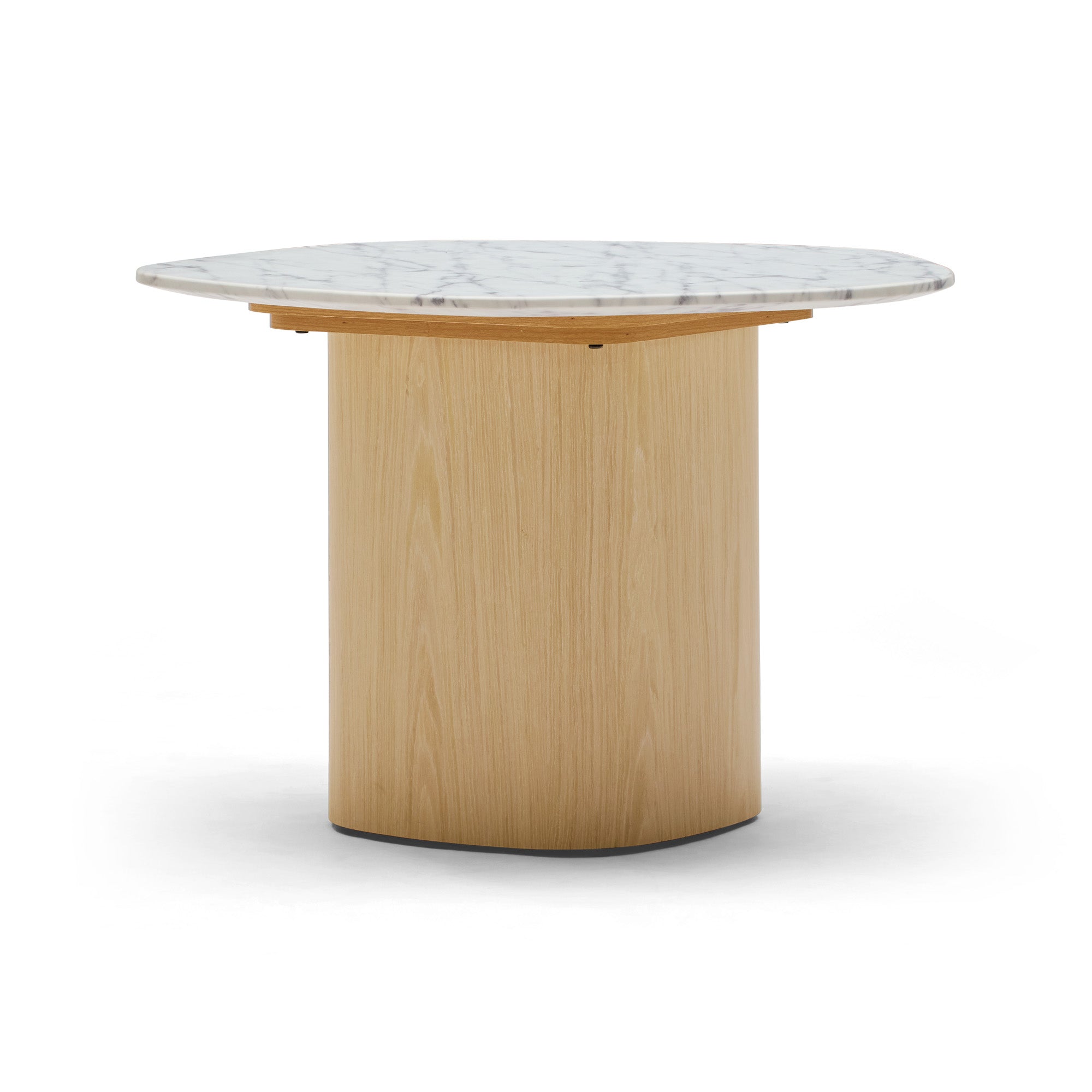 Lola Side Table Blonde Carrara Marble