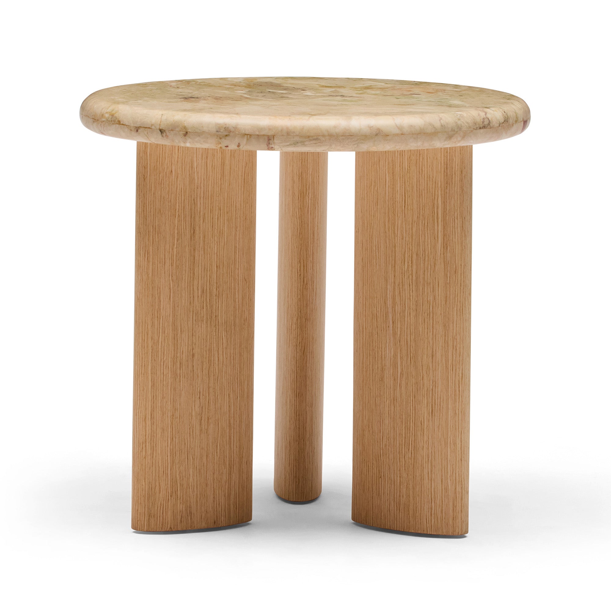 Hallie Side Table Aurora Marble