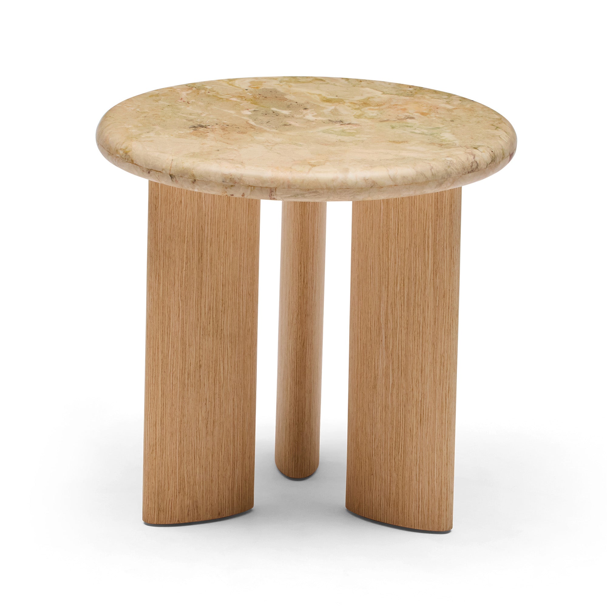 Hallie Side Table Aurora Marble