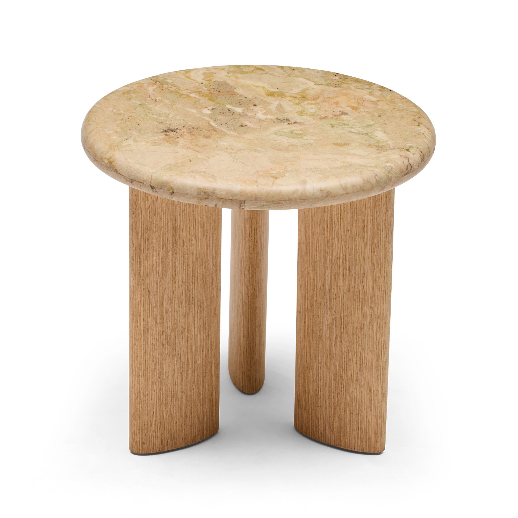 Hallie Side Table Aurora Marble