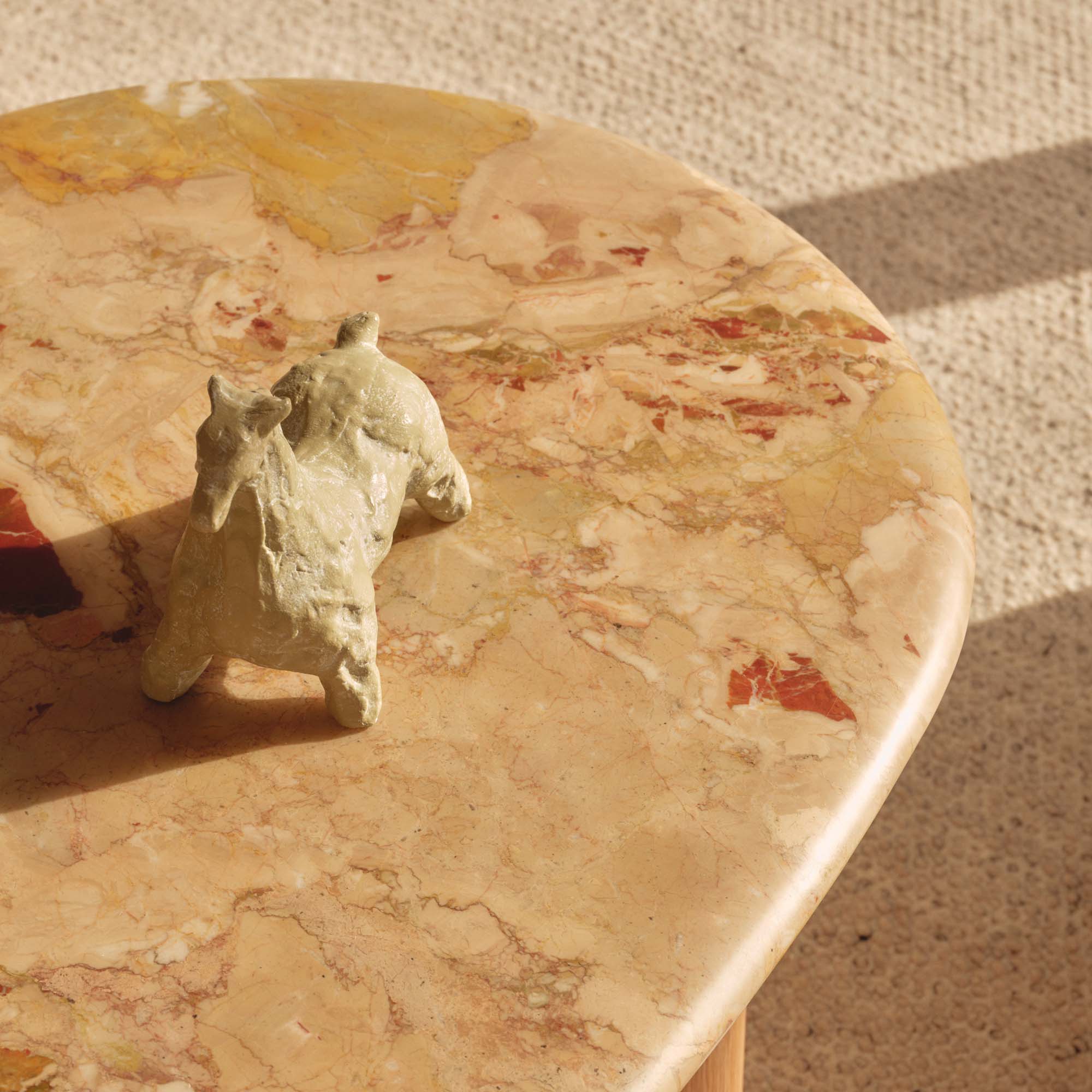 Hallie Coffee Table Aurora Marble