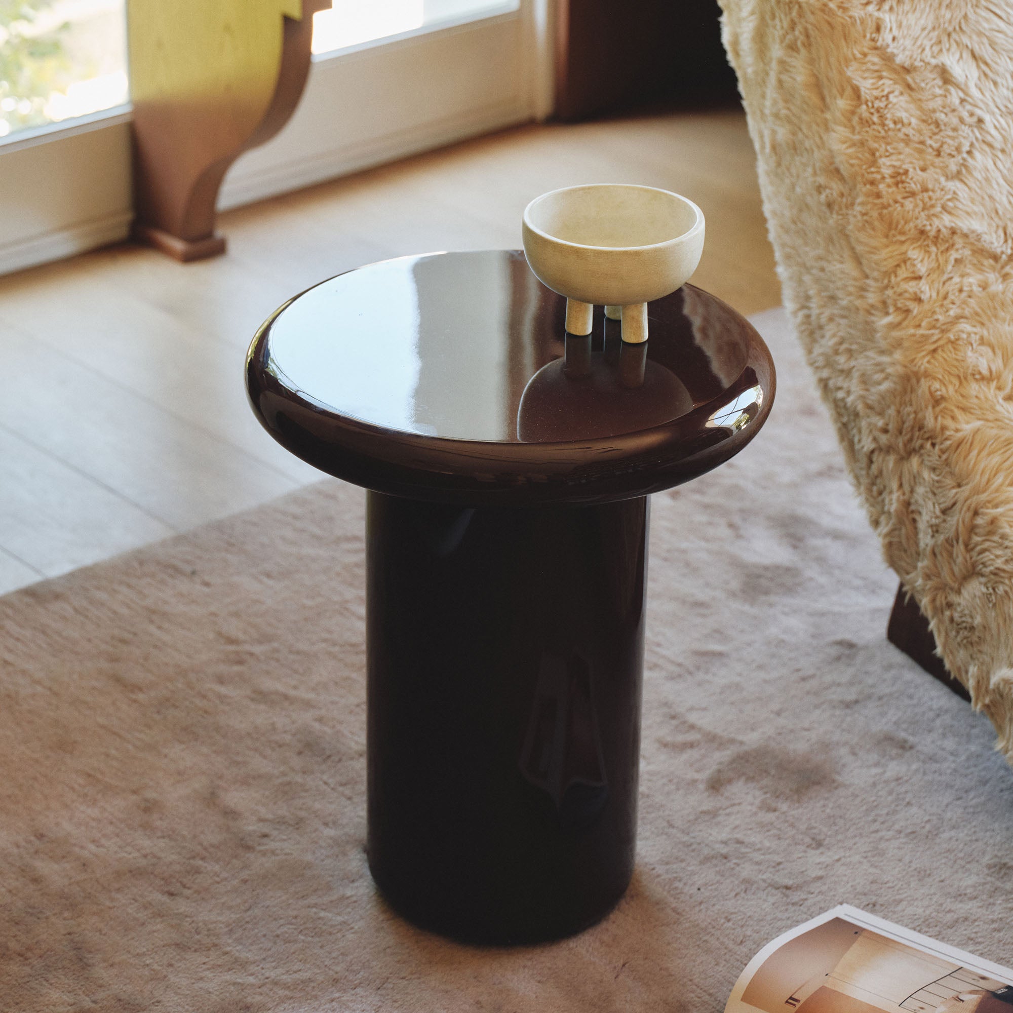 Fleur Side Table Coco Gloss