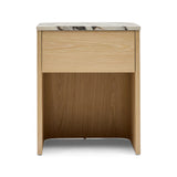 Lola Bedside Blonde Tempest Marble