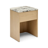 Lola Bedside Blonde Tempest Marble