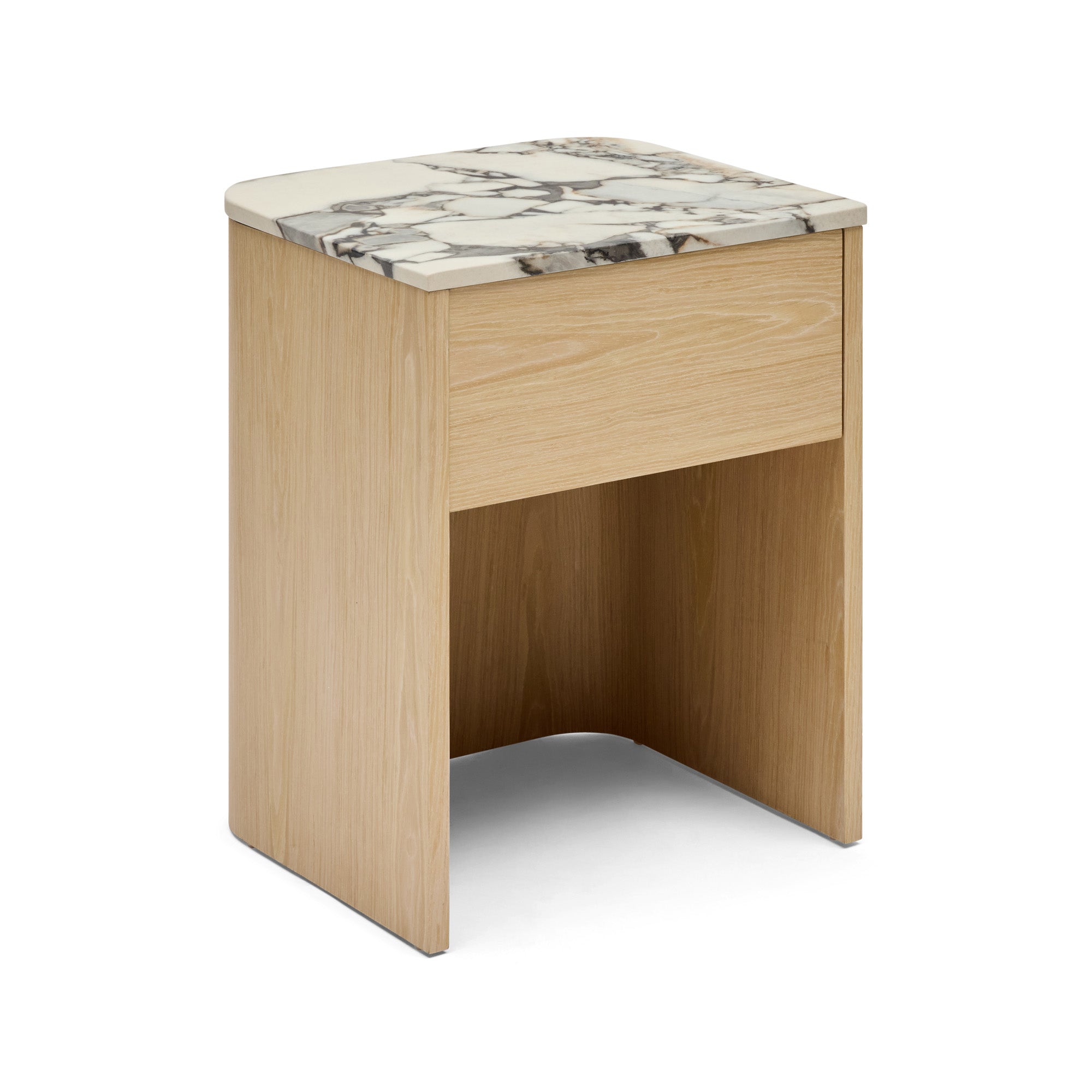Lola Bedside Blonde Tempest Marble