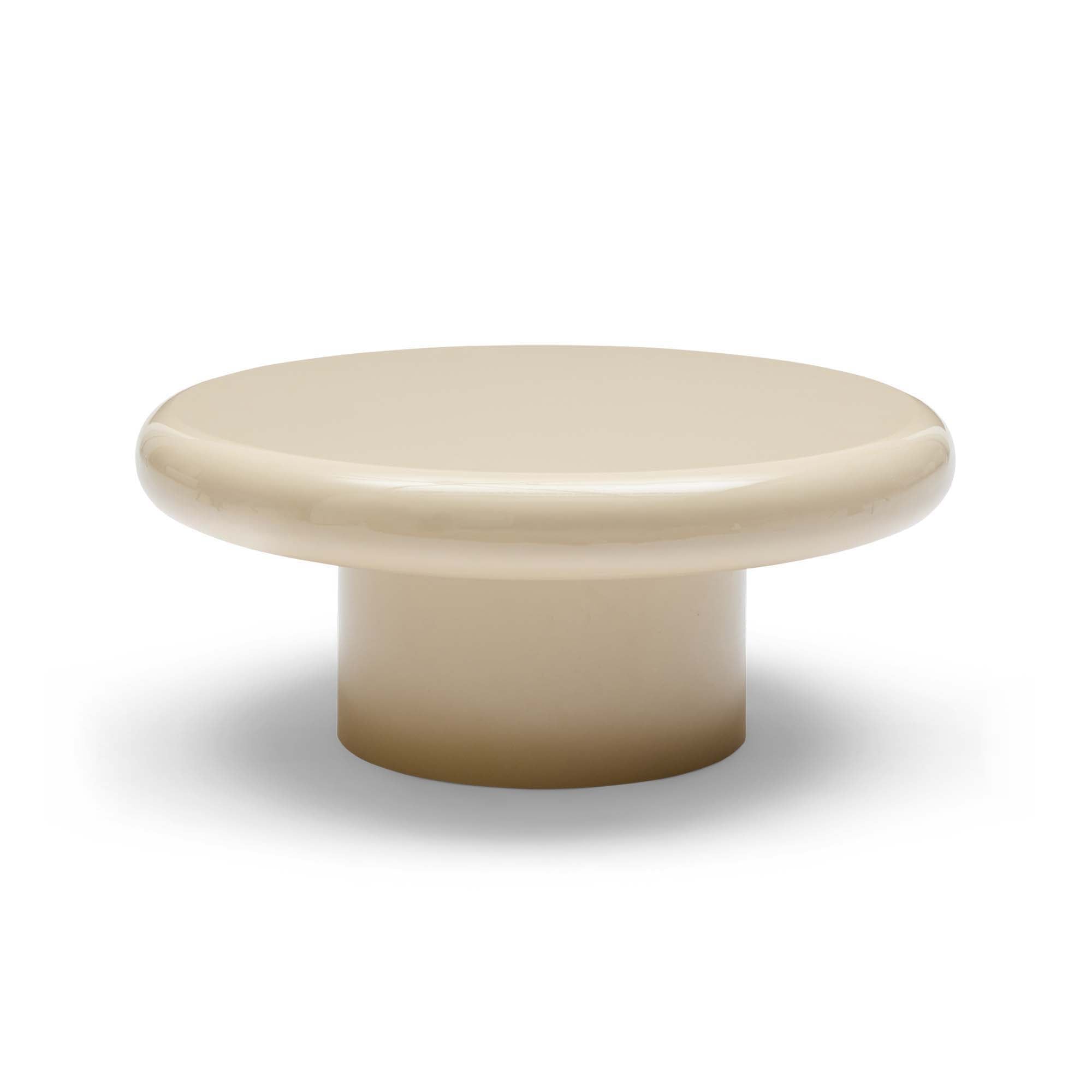 Carter Coffee Table Large Beige Gloss