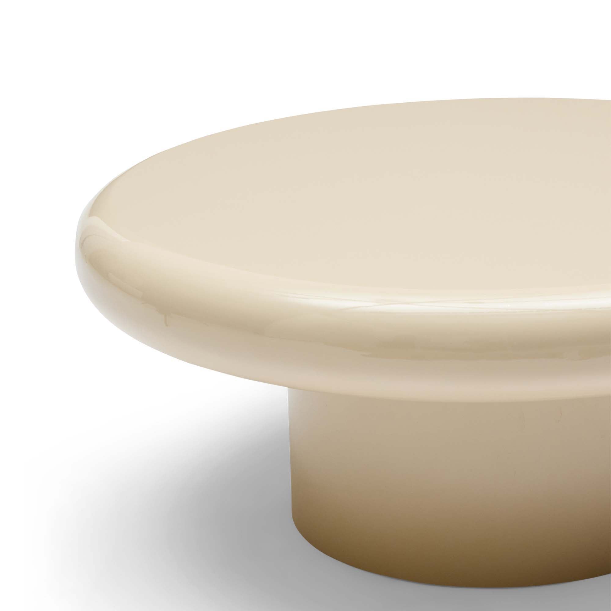 Carter Coffee Table Large Beige Gloss