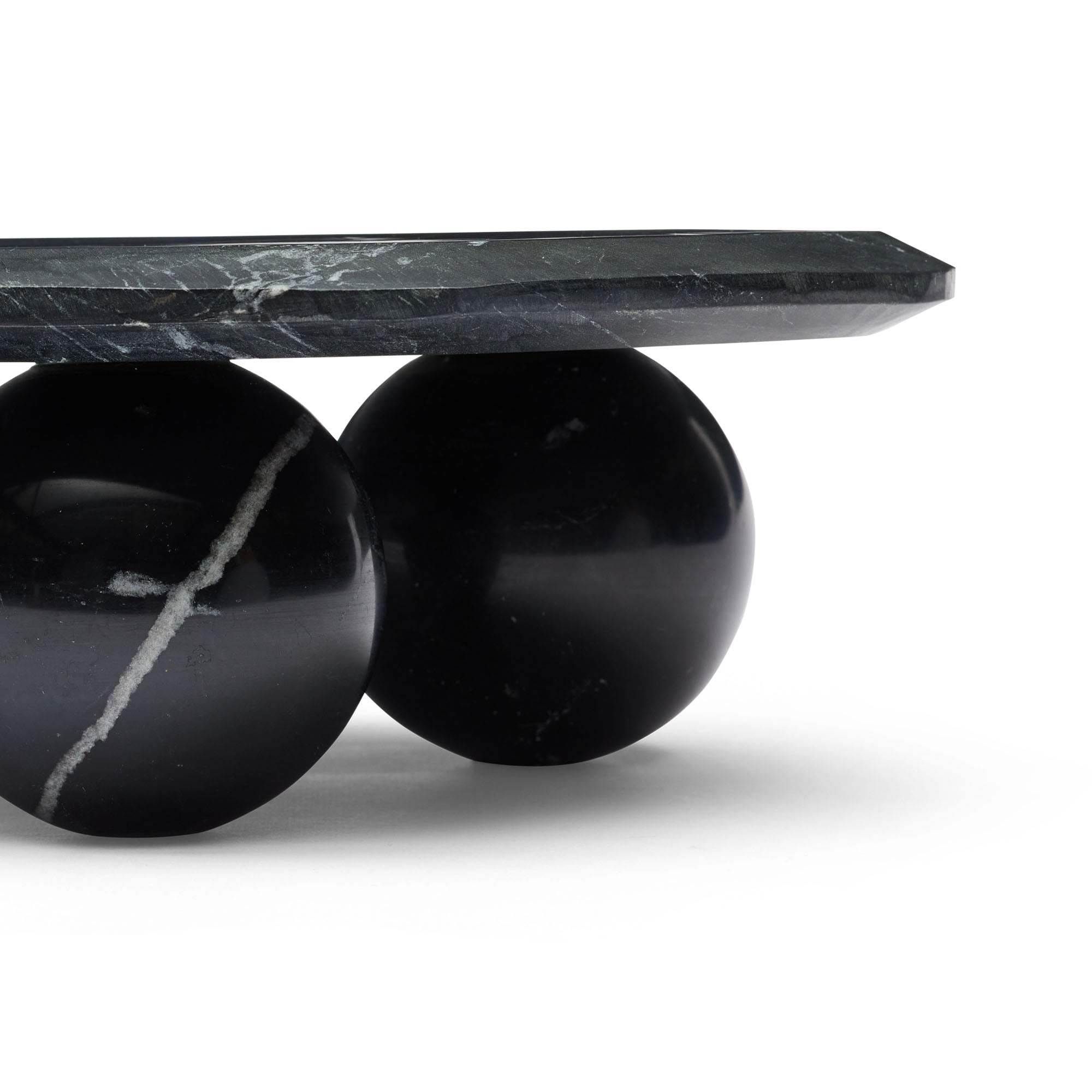 Gio Marble Platter Black